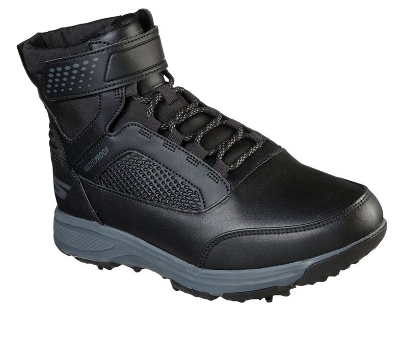 Skechers Herr Svarta Stövlar - Go Golf Torque - Brogan - Sverige (PYERD-2679)